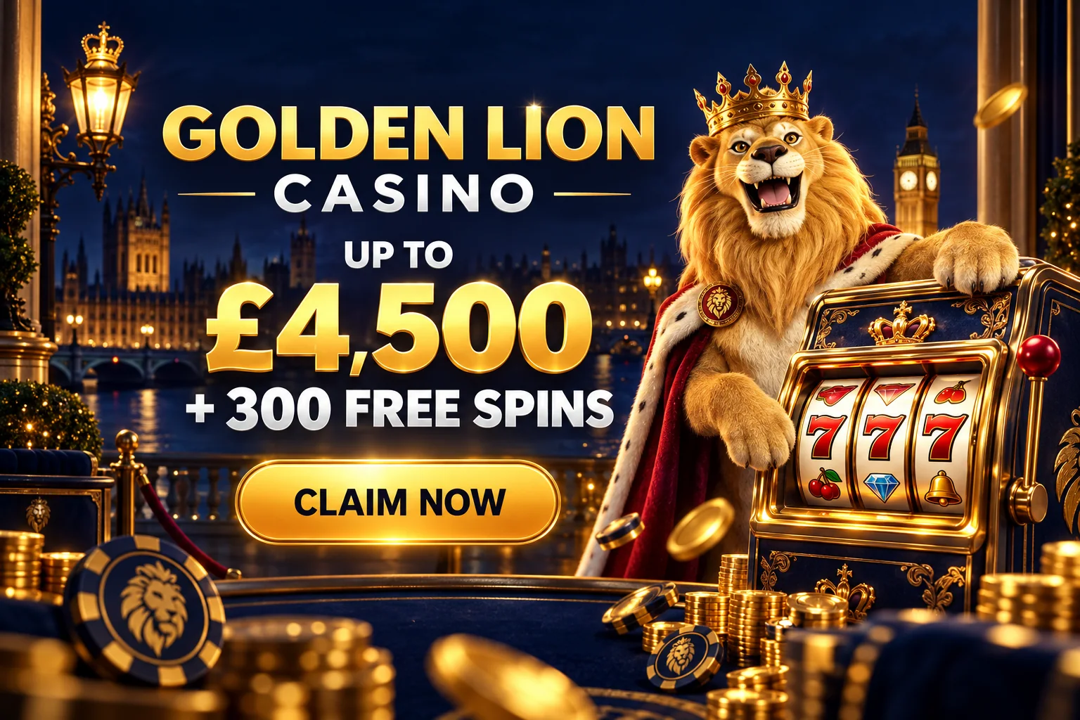 Golden Lion casino promotion